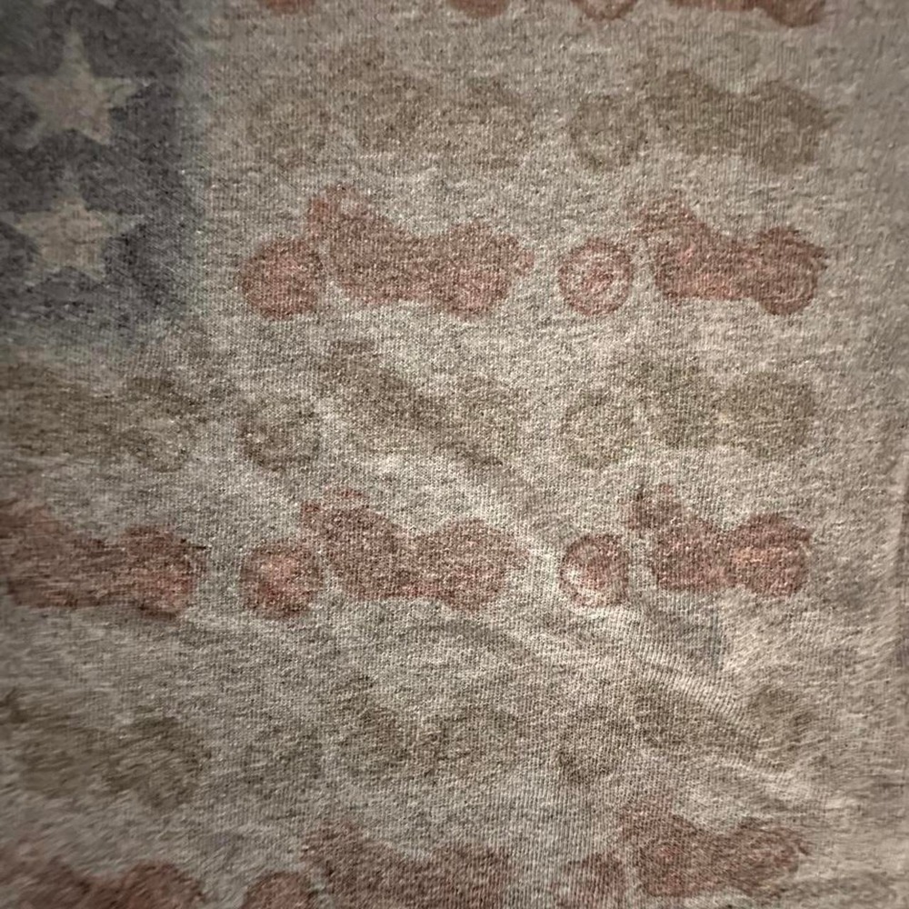 Motorcycle Flag men's tee size XXL